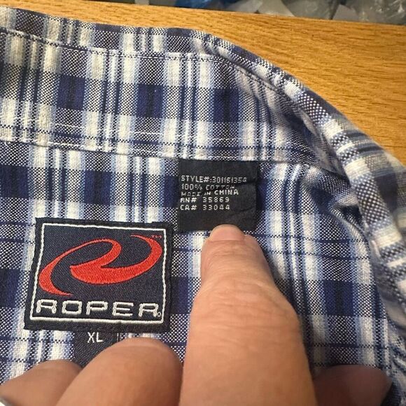 Roper western heavy duty flannel xl - Picture 4 of 8